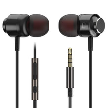 Load image into Gallery viewer, Kurdene Wired Earphones, Noise Isolating Earbuds Wired in-Ear Headphones(Black)
