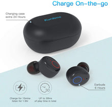 Load image into Gallery viewer, Kurdene Wireless Earbuds,Bluetooth Earbuds with Charging Case(S8-Black)
