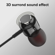 Load image into Gallery viewer, Kurdene Wired Earphones, Noise Isolating Earbuds Wired in-Ear Headphones(Black)
